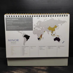 ปฏิทินตั้งโต๊ะ 2017 Minor Hotels รูปที่ 6