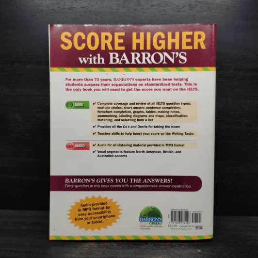 Barron's IELTS with MP3 CD รูปที่ 2