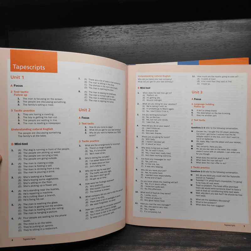 Tactics for Toeic : listening and reading test from ETS รูปที่ 5