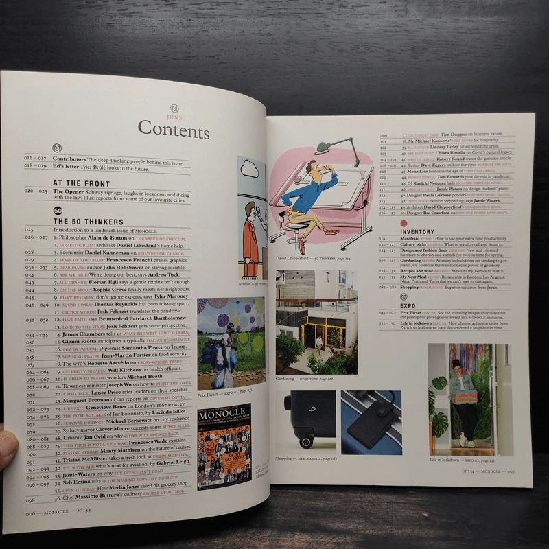 50 THINKERS DARE TO DREAM /DAVE EGGERS MONA LISA June 2020 MONOCLE Magazine #134 รูปที่ 5