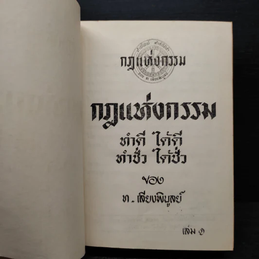 กฎแห่งกรรม เล่ม 1 - ท.เลียงพิบูลย์ รูปที่ 6