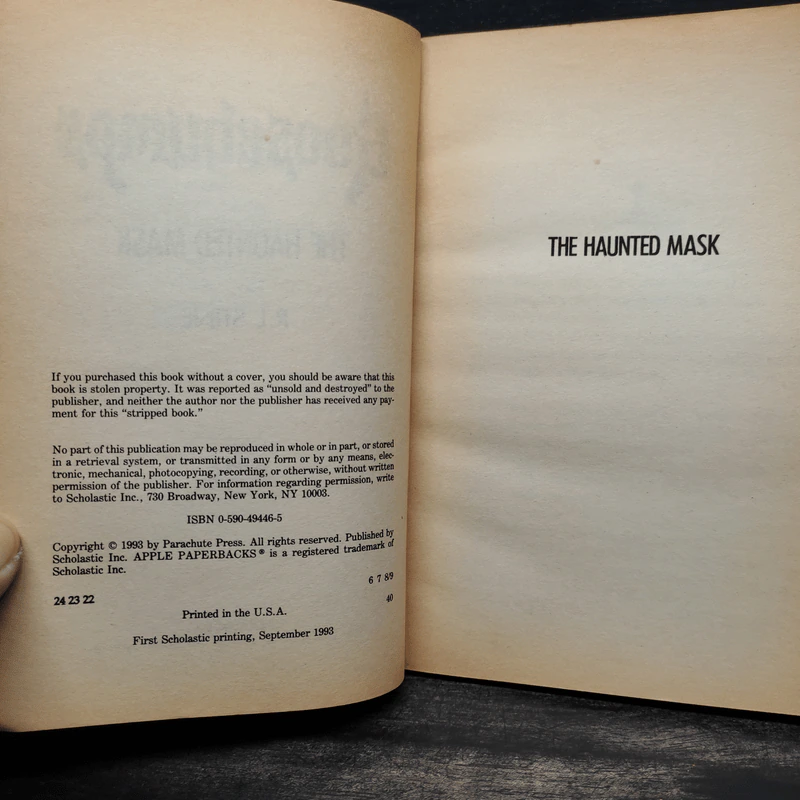 Goosebumps The Haunted Mask - R.L.Stine รูปที่ 5