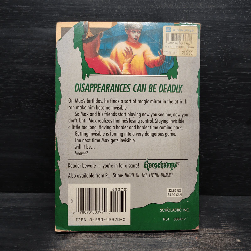 Goosebumps Let's Get Invisible! - R.L.Stine รูปที่ 2