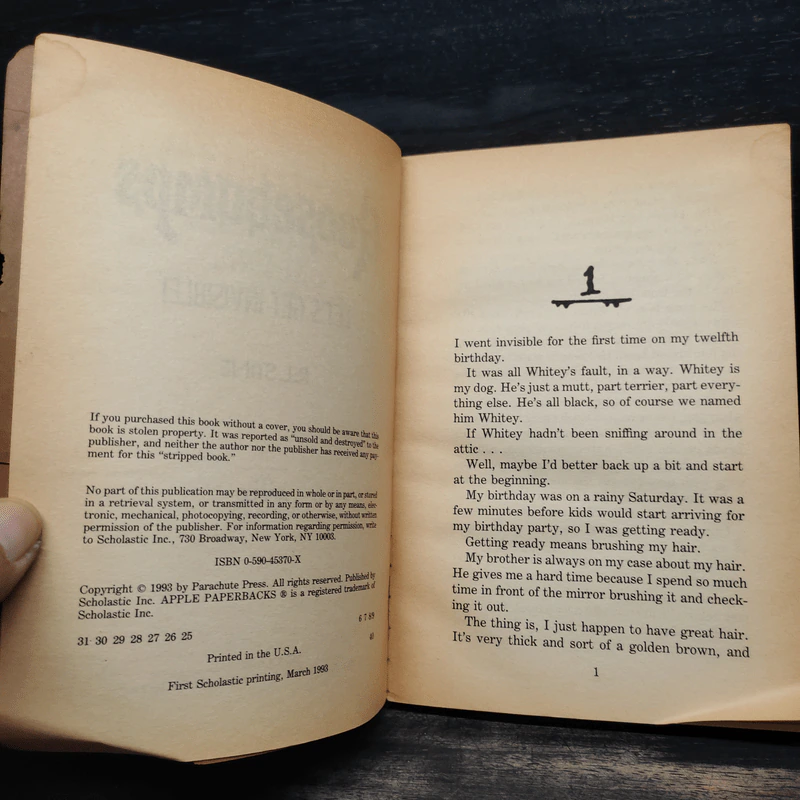 Goosebumps Let's Get Invisible! - R.L.Stine รูปที่ 5
