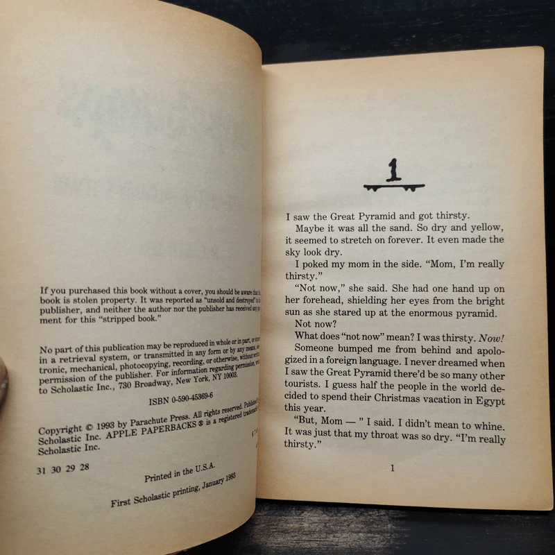 Goosebumps The Curse of the Mummy's Tomb - R.L.Stine รูปที่ 5