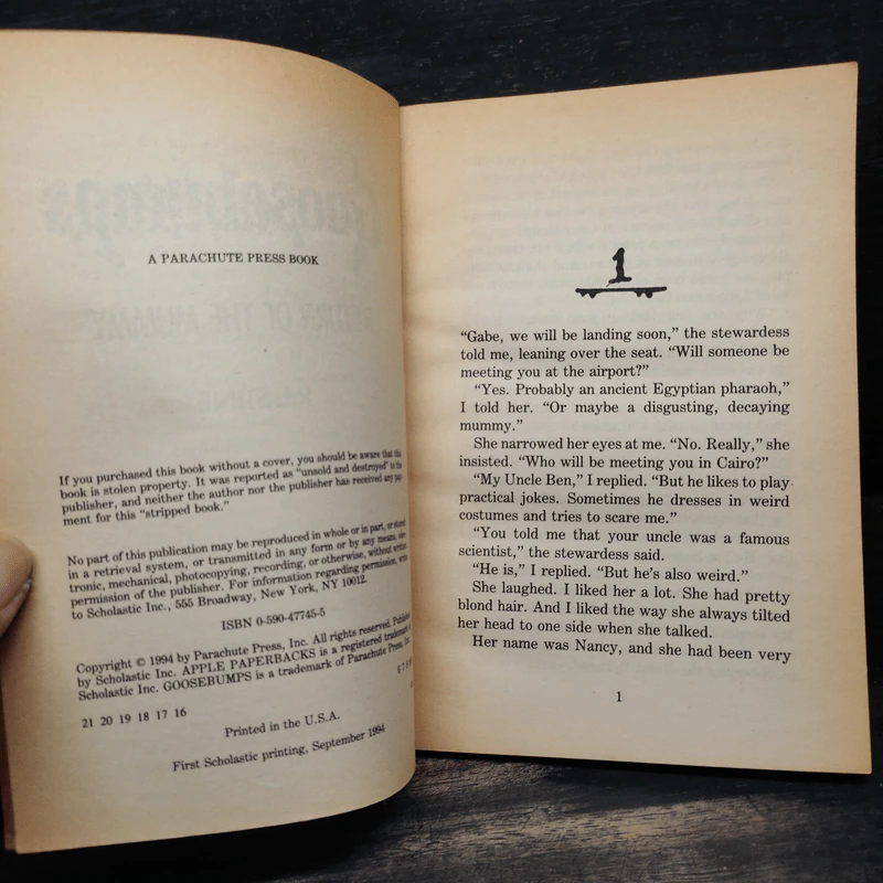 Goosebumps Return of the Mummy - R.L.Stine รูปที่ 5