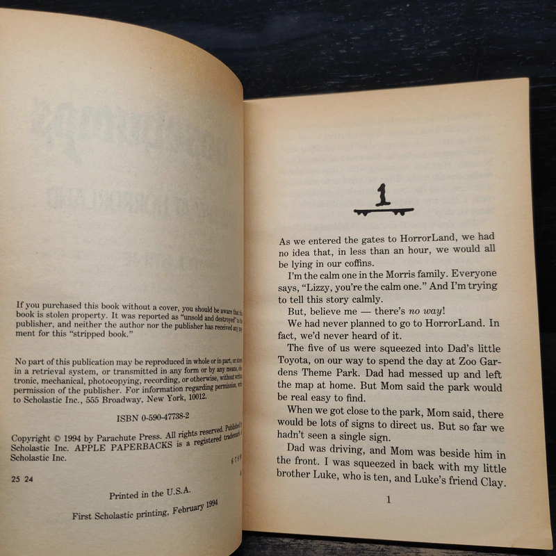 Goosebumps One Day at Horrorland - R.L.Stine รูปที่ 5