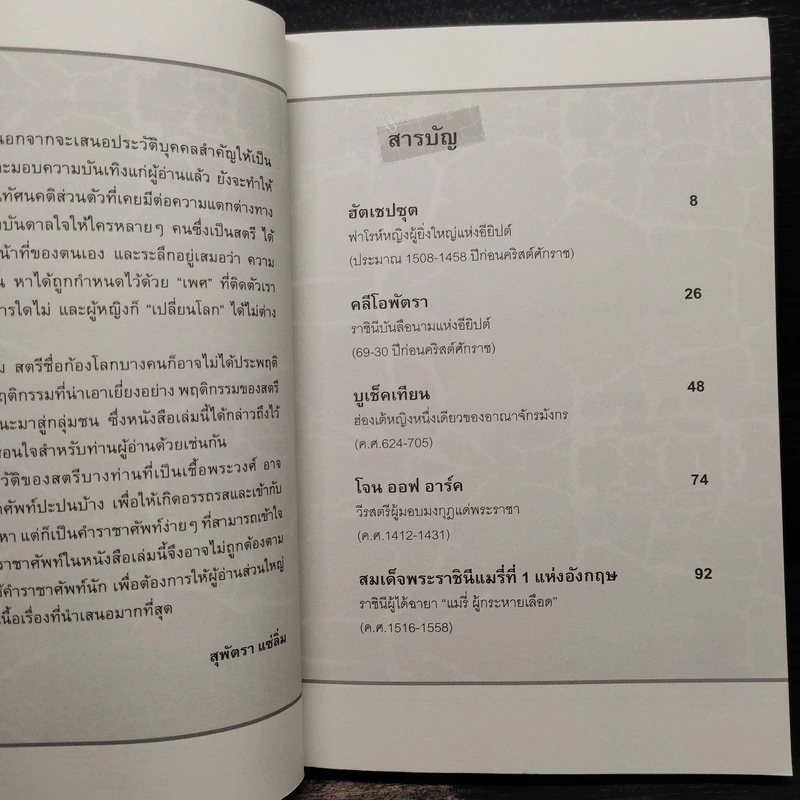 สตรีโลกจารึก - สุพัตรา แซ่ลิ่ม รูปที่ 6