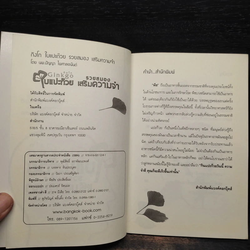 Ginkgo กิงโก ใบแปะก๊วย รวยสมอง เสริมความจำ - นพ.ปัญญา ไพศาลอนันต์ รูปที่ 5