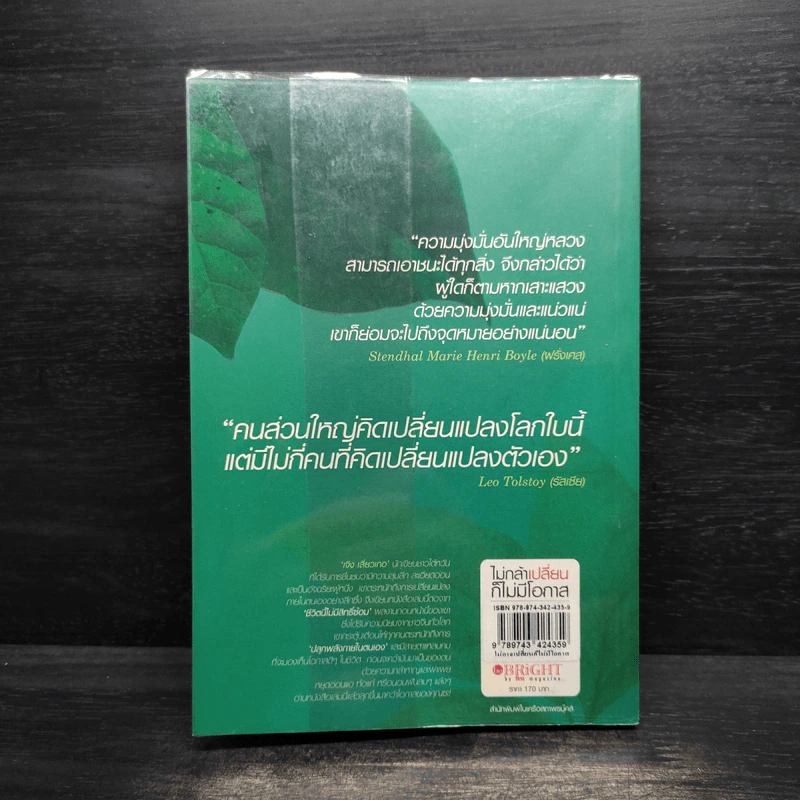 ไม่กล้าเปลี่ยน ก็ไม่มีโอกาส No Change, No Opportunity - เจิง เสี่ยวเกอ รูปที่ 2