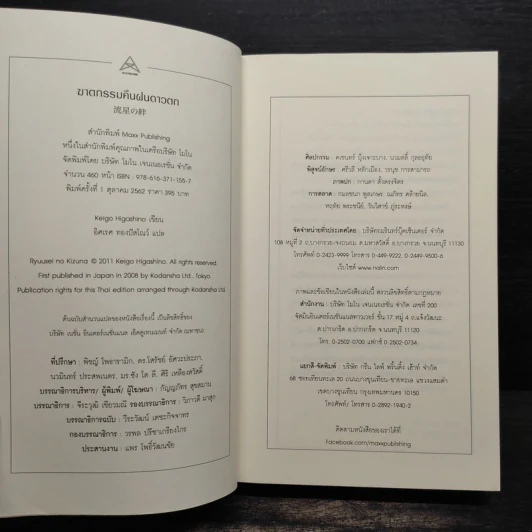 ฆาตกรรมคืนฝนดาวตก - ฮิงาชิโนะ เคโงะ (Keigo Higashino) รูปที่ 5