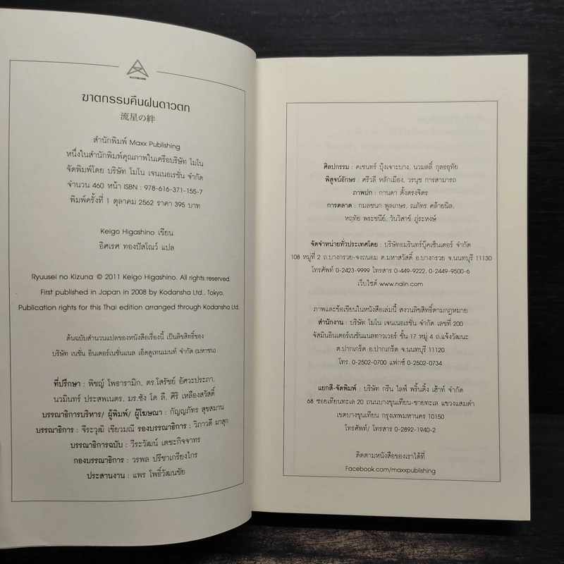 ฆาตกรรมคืนฝนดาวตก - ฮิงาชิโนะ เคโงะ (Keigo Higashino) รูปที่ 5