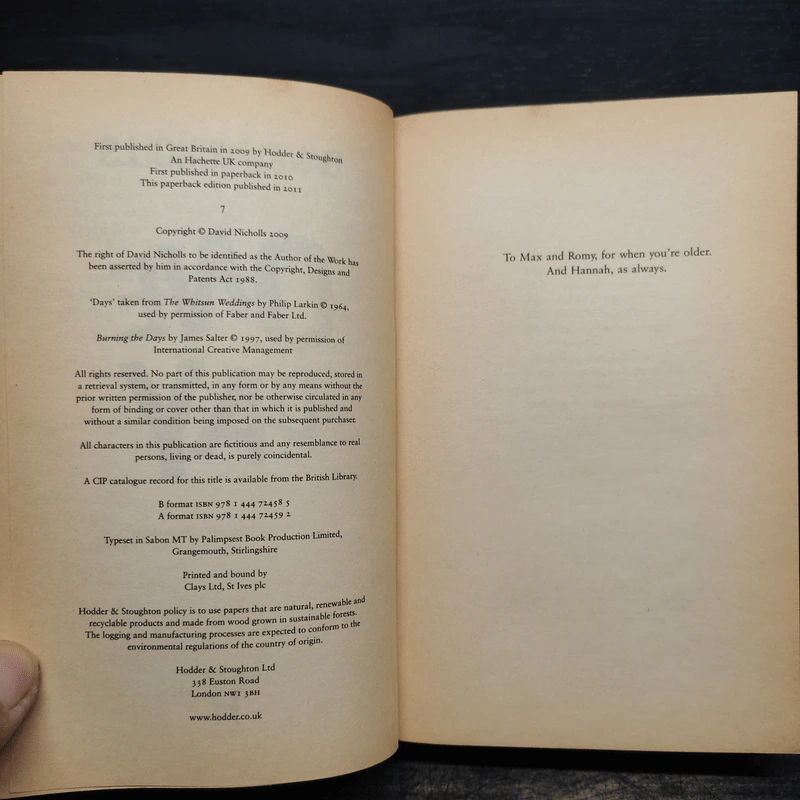 One Day - David Nicholls รูปที่ 5