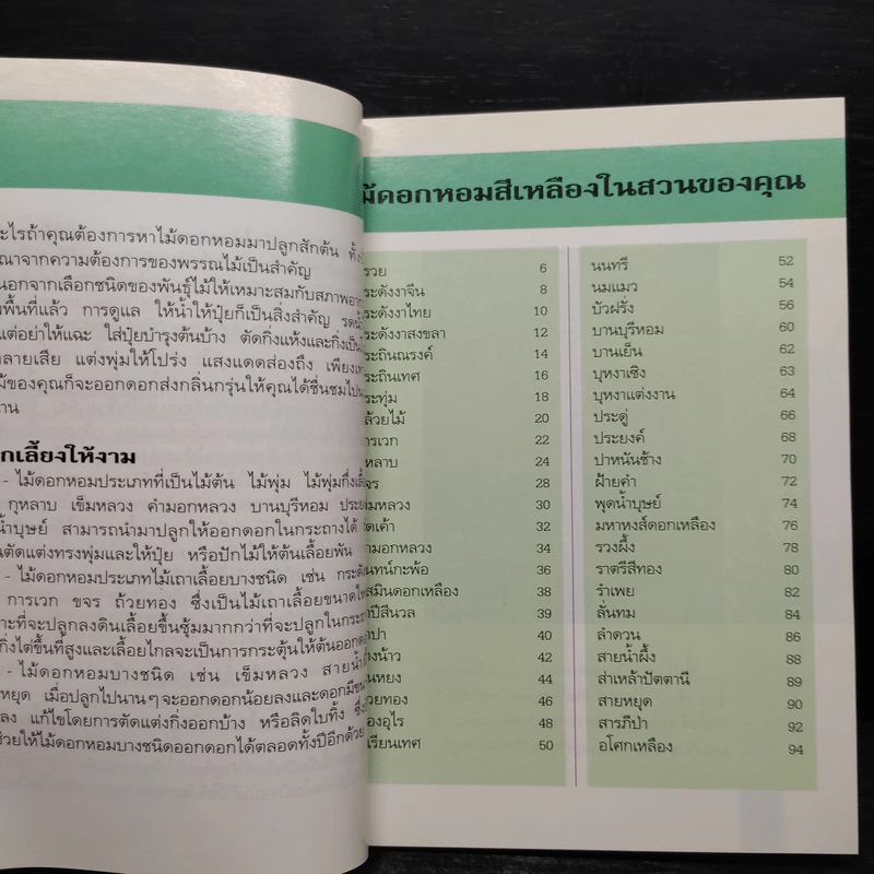 คู่มือคนรักต้นไม้ ไม้ดอกหอม สีเหลือง - วชิรพงศ์ หวลบุตตา รูปที่ 6