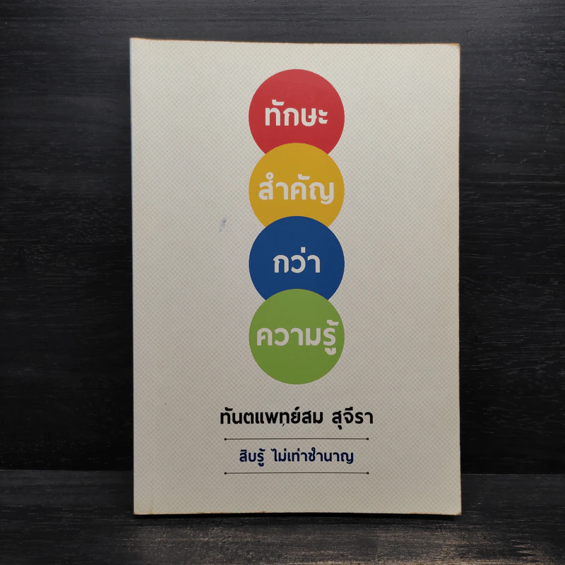 ทักษะสำคัญกว่าความรู้ - ทันตแพทย์สม สุจีรา รูปที่ 1