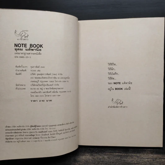 Box Set NOTEBOOK - อุดม แต้พานิช รูปที่ 8