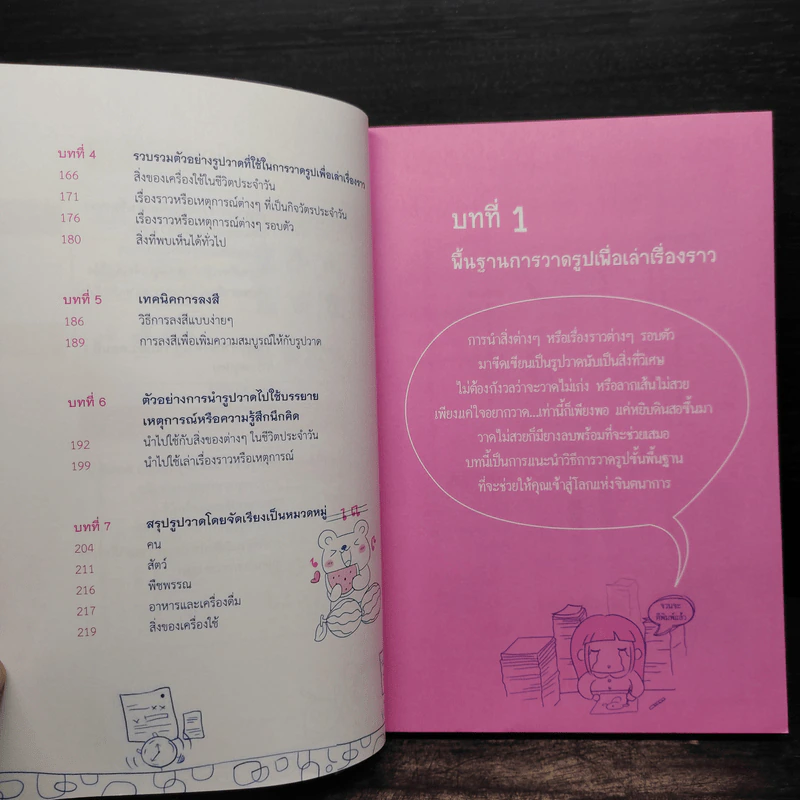ฝึกวาดการ์ตูนน่ารักด้วยดินสอหนึ่งด้าม - เฟยเล่อเหนี่ยว รูปที่ 6