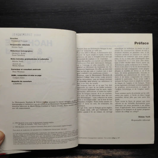 Hachette & Oxford Collège Dictionnaire français-anglais et anglais-français รูปที่ 5