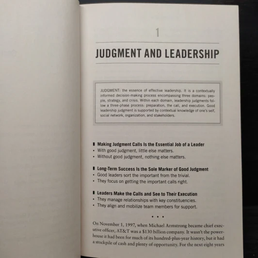 Judgment - Noel M. Tichy, Warren G. Bennis รูปที่ 7