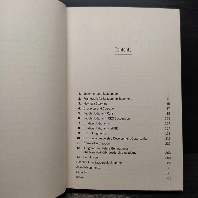 Judgment - Noel M. Tichy, Warren G. Bennis รูปที่ 6