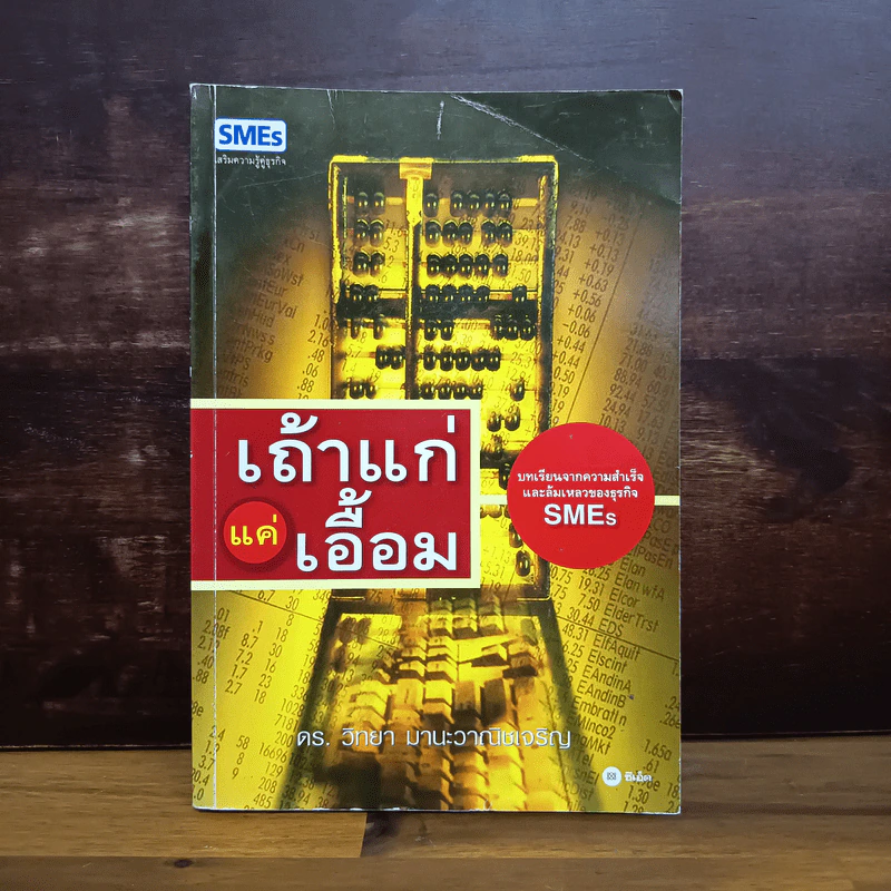เถ้าแก่แค่เอื้อม - ดร.วิทยา มานะวาณิชเจริญ รูปที่ 1