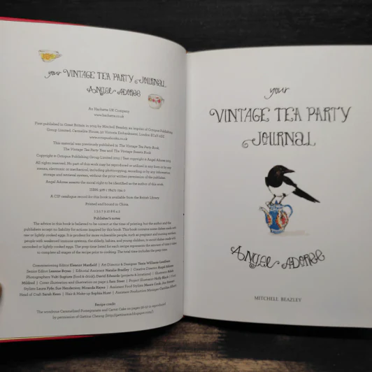 Vintage Tea Party Journal - Angel Adoree รูปที่ 5