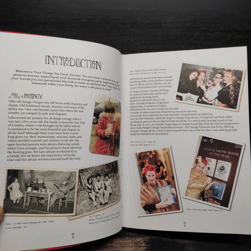Vintage Tea Party Journal - Angel Adoree รูปที่ 7