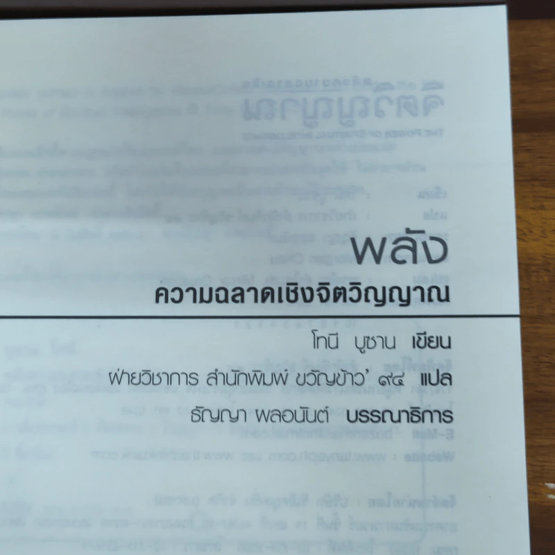 พลังความฉลาดเชิง จิตวิญญาณ - โทนี บูซาน รูปที่ 4