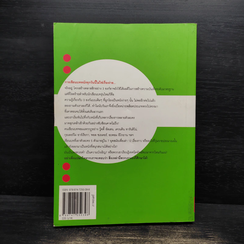 เขียนบทหนังซัดคนดูให้อยู่หมัด เล่ม 2 แหกกฎเขียนบททางเลือก รูปที่ 2