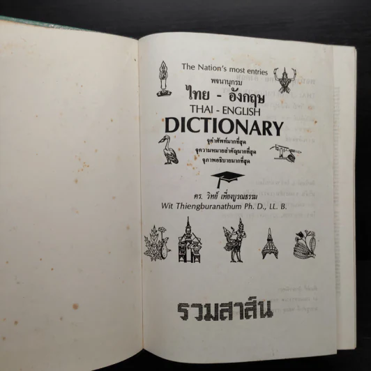 Thai-English Dictionary - ดร.วิทย์ เที่ยงบูรณธรรม รูปที่ 6