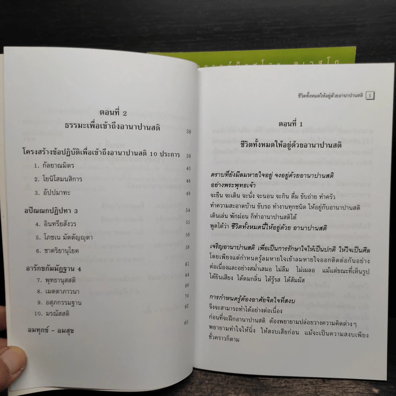 อานาปานสติ : วิถีแห่งความสุข 1-3 - พระอาจารย์มิตซูโอะ คเวสโก รูปที่ 7