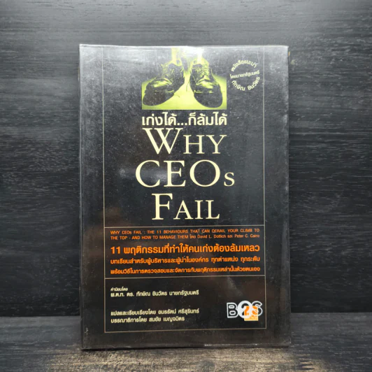 เก่งได้...ก็ล้มได้ Why CEOs Fail - David L.Dotlich, Peter C.Cairo รูปที่ 1