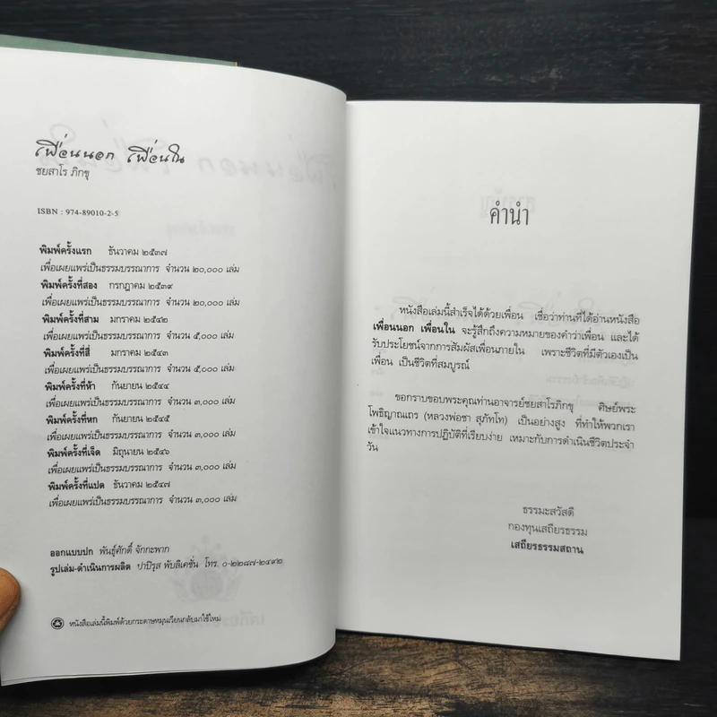 เพื่อนนอก เพื่อนใน - ชยสาโรภิกขุ รูปที่ 6
