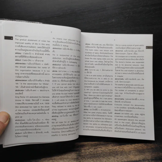 English-Thai Dictionaty พจนานุกรมอังกฤษ-ไทย พ.เสถบุตร - พัชรพิมพ์ เสถบุตร รูปที่ 8