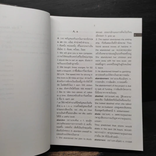 English-Thai Dictionaty พจนานุกรมอังกฤษ-ไทย พ.เสถบุตร - พัชรพิมพ์ เสถบุตร รูปที่ 7