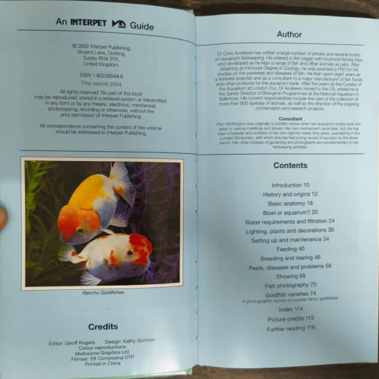 Guide to Fancy Goldfish - Dr.Chris Andrews รูปที่ 6