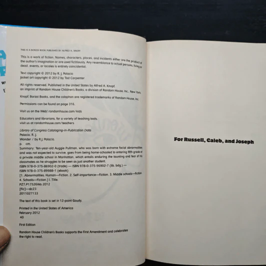 Wonder - R.J.Palacio รูปที่ 6