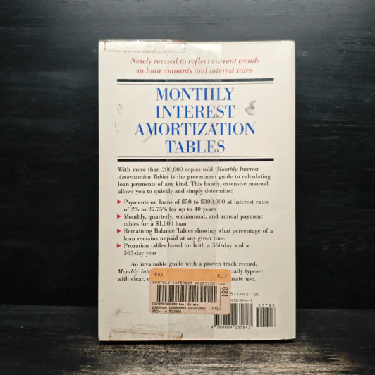 Monthly Interest Amortization Tables รูปที่ 2