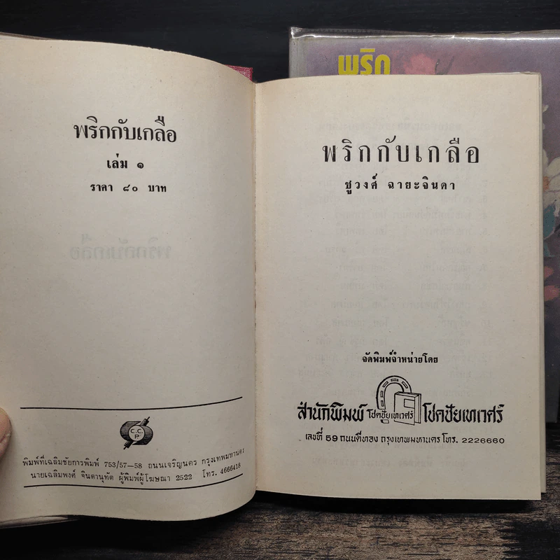 พริกกับเกลือ 2 เล่มจบ - ชูวงศ์ ฉายะจินดา รูปที่ 6