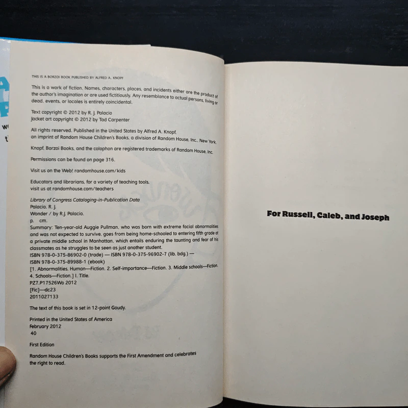 Wonder - R.J.Palacio รูปที่ 6