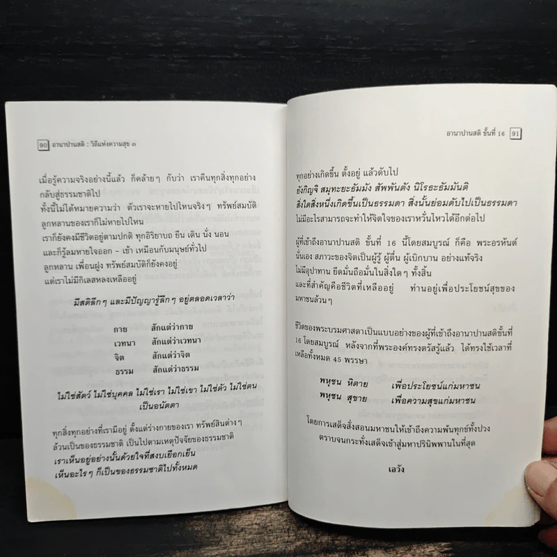 อานาปานสติ : วิถีแห่งความสุข 3 - พระอาจารย์มิตซูโอะ คเวสโก รูปที่ 10