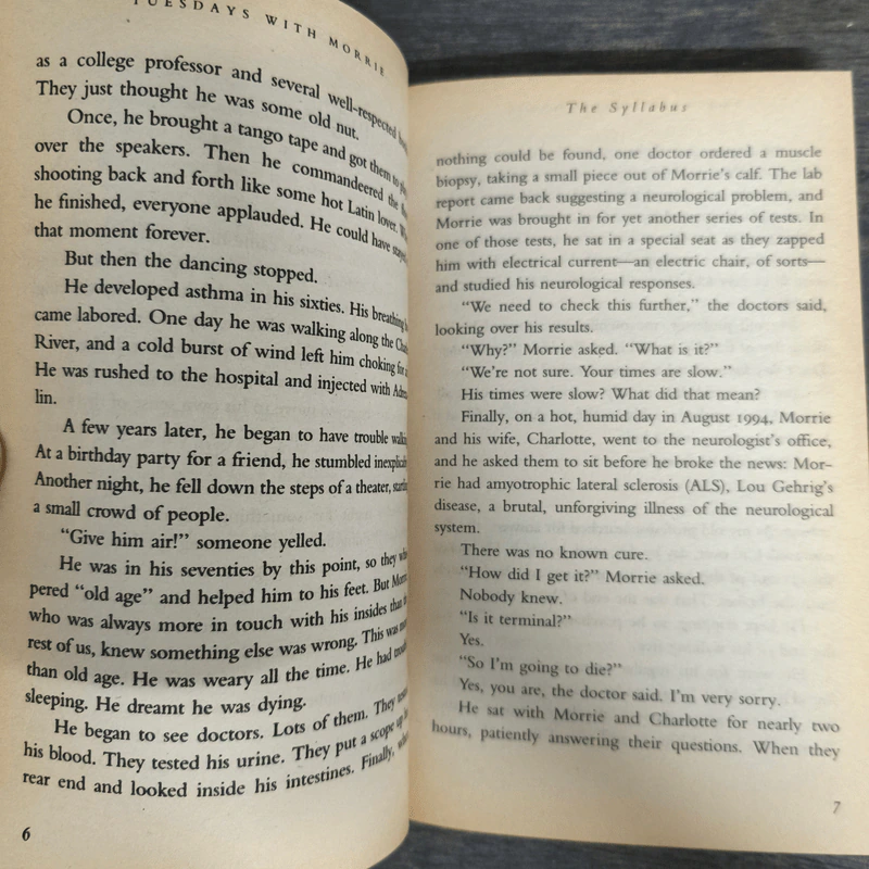 Tuesdays with Morrie - Mitch Albom รูปที่ 8