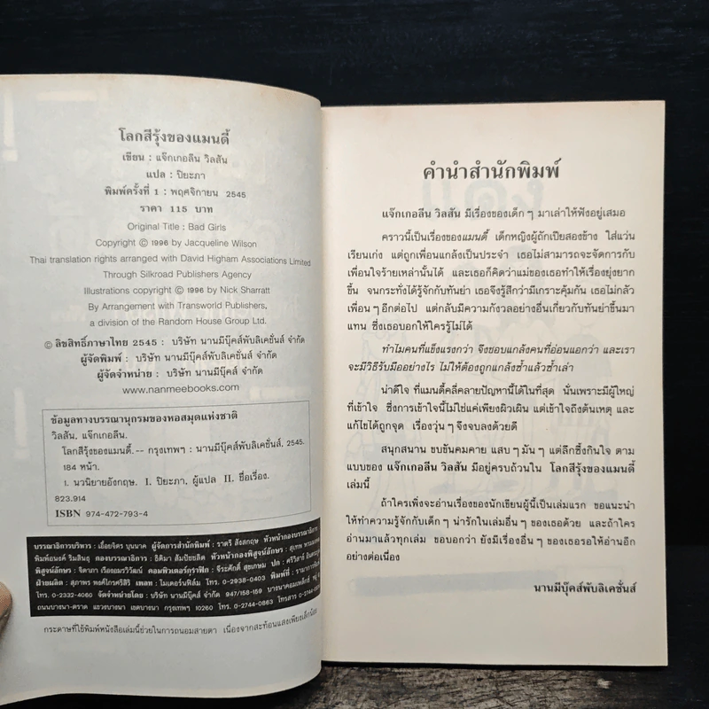 โลกสีรุ้งของแมนดี้ - Jacqueline Wilson รูปที่ 6
