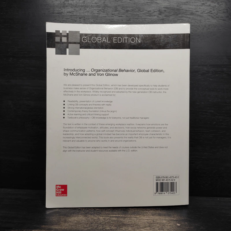 ORGANIZATIONAL BEHAVIOR - STEVEN L. MCSHANE et al. รูปที่ 2