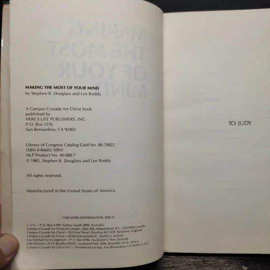 Making The Most of Your Mind - Stephen B. Douglass, Lee Roddy รูปที่ 6