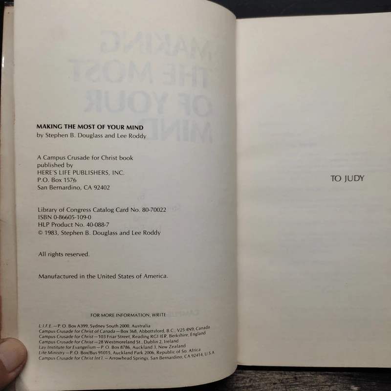 Making The Most of Your Mind - Stephen B. Douglass, Lee Roddy รูปที่ 6