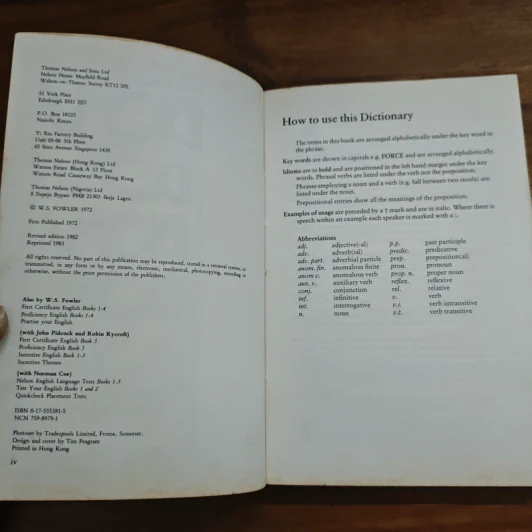 Dictionary of Idioms (New edition) - W.S. Fowler รูปที่ 6