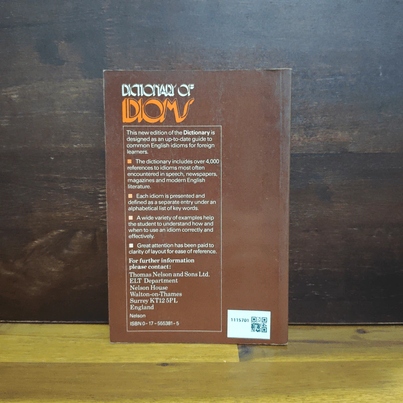 Dictionary of Idioms (New edition) - W.S. Fowler รูปที่ 2