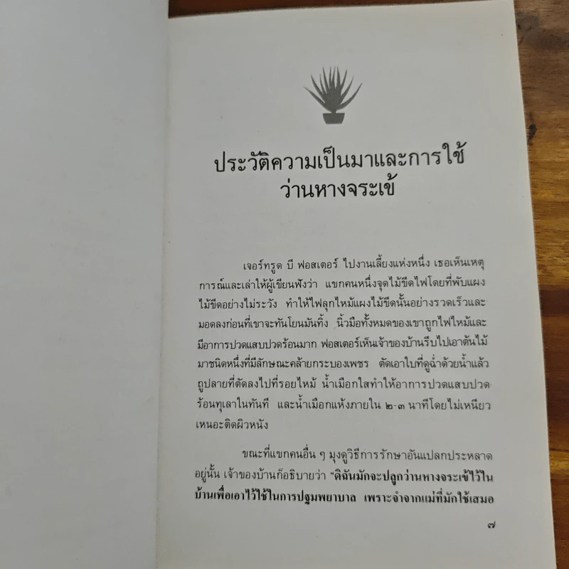 คู่มือว่านหางจระเข้ สมุนไพรมหัศจรรย์จากธรรมชาติ รูปที่ 8