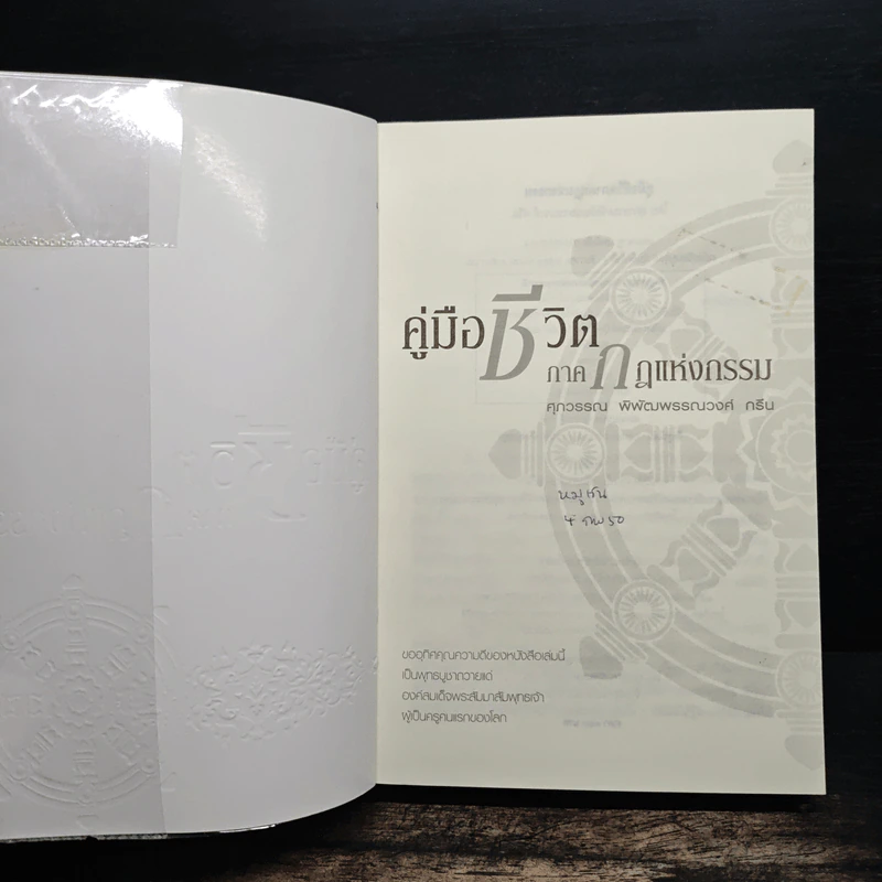 คู่มือชีวิต ภาคกฎแห่งกรรม - ศุภวรรณ พิพัฒพรรณวงศ์ กรีน รูปที่ 6